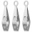9Pcs Multi-Function Fish Bone Pliers Silver Stainless Kitchen Tweezers 2