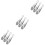 9Pcs Multi-Function Fish Bone Pliers Silver Stainless Kitchen Tweezers 7