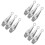 9Pcs Multi-Function Fish Bone Pliers Silver Stainless Kitchen Tweezers 8