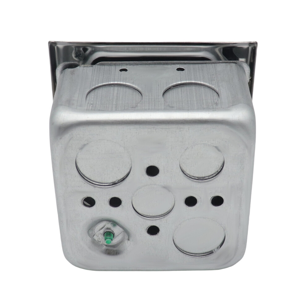 Nema 6-50R 50A Power Outlet Receptacle - Galvanized Steel, 4.5X4.5 Inch 4941388860984