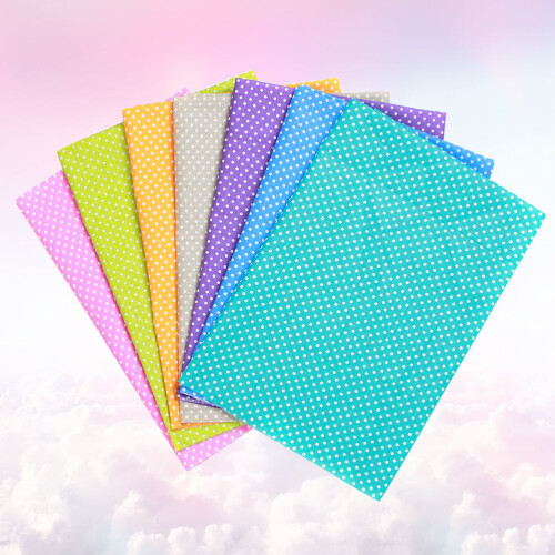 7 Pcs Square Cotton Fabric Squares For Sewing Handmade Diy Cloth 1