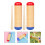 2 sets rhythm sand shakers wooden percussion instruments 7