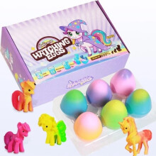 6PCS Unicorn Hatching Surprise Eggs for Kids Unicorn Toys for Girls Age 3-12