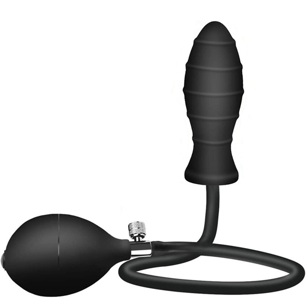 Creation-3C (Thread Style) Silicone Inflatable Butt Plug With Pump