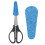 2Pcs Blue Leather Scissor Covers Lightweight Shears Protective Sleeves 2
