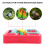1 Set Automatic Bird Bathing Tub Water Shower Basin No Battery 4