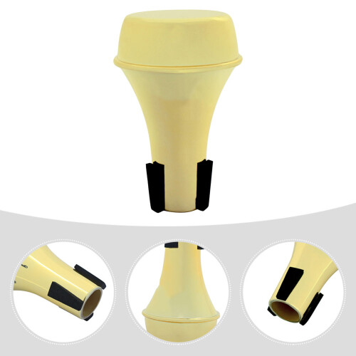 1Pc Golden ABS Trumpet Mute Practice Accessory for Beginners 2