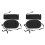 2 Pcs Airplane Footrest Foot Hammock Travel Accessory 3