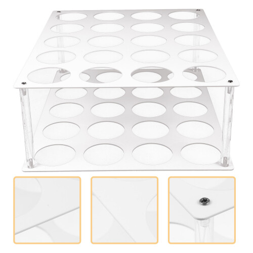 One Set Vinyl Roll Stand Acrylic Holder Storage Rack 2