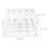 One Set Vinyl Roll Stand Acrylic Holder Storage Rack 5