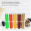 One Set Vinyl Roll Stand Acrylic Holder Storage Rack 8