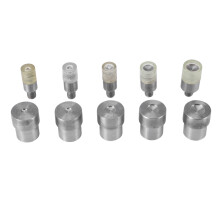 5 Ensembles de Matrices de Rivets à Double Capuchon (5 Mm/6 Mm/8 Mm/10 Mm/12 Mm)