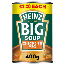 Heinz Big Soup Chunky 400g (Pack of 12)