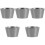 5Pcs Graphite Ingot Mold For Gold Silver Casting 4
