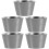 5Pcs Graphite Ingot Mold For Gold Silver Casting 7