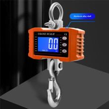 Digital Crane Scale 1000Kg Digital Hanging Scale Industrial Heavy Duty Crane Scale for Farm,Factory,Construction-Orange