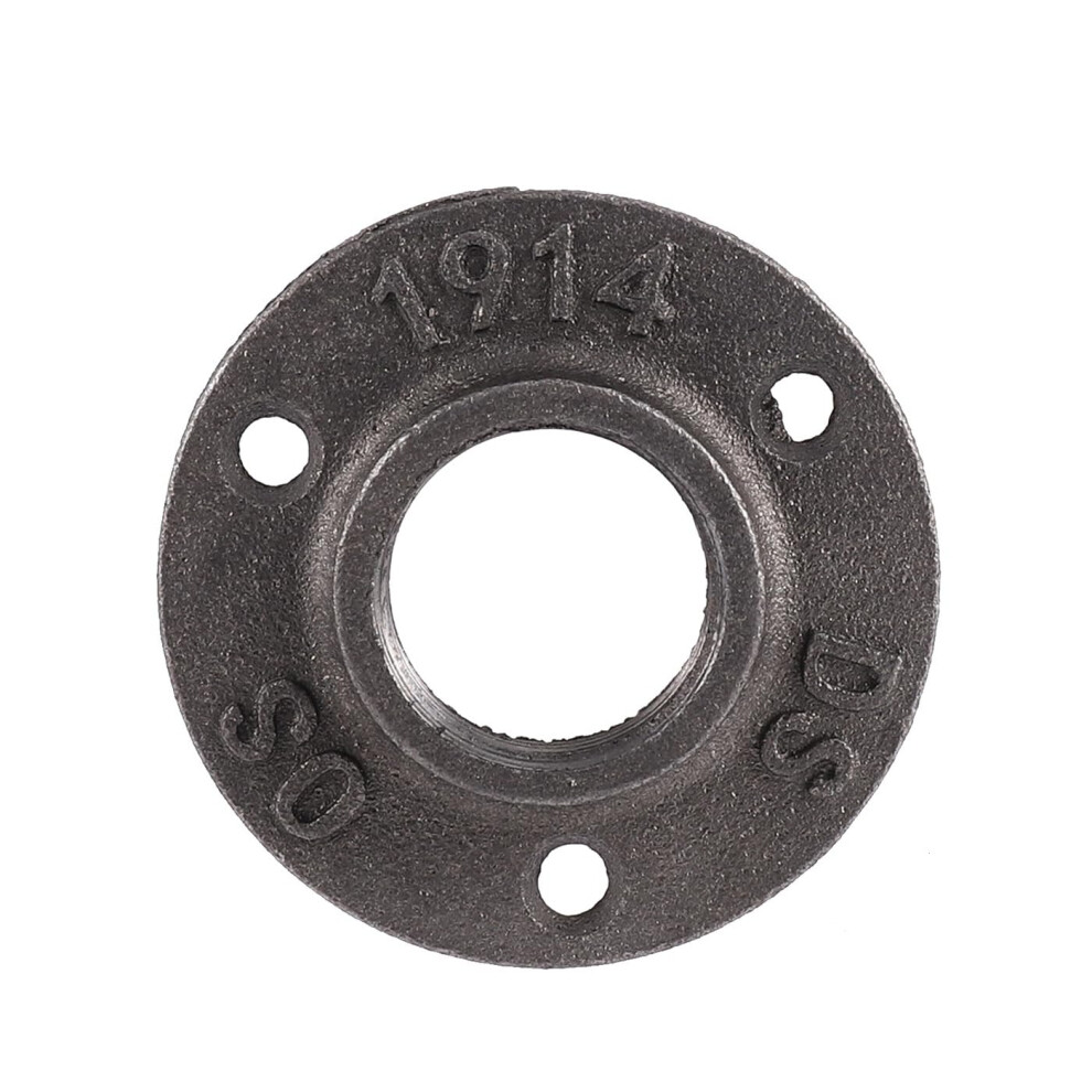 Cast Iron Floor Flange 1/2' 3/4' 1' Heavyduty Leakresistant Iron Pipe Fitting For Outdoor Garden Plumbing 9073542477884