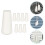 8pcs wood pull ends for window blinds cords home use 4