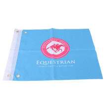 2pcs Blue Horse Training Flags Equestrian Competition Signal Flags Lightweight