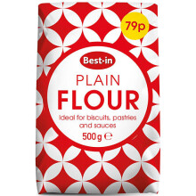 Best In Plain Flour 500g (Pack of 10)