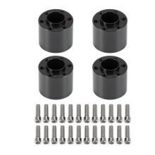 4pcs 18mm Brass Wheel Hex Hub Adapter for 1/10 RC Crawler SCX10 TRX4 1.9 2.2 Wheels Rims