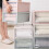 1Pc Plastic Clothes Storage Box Blue Household Container 9