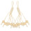 portabanane in cotone con corda e perline legno per freschezza 2