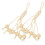 portabanane in cotone con corda e perline legno per freschezza 7
