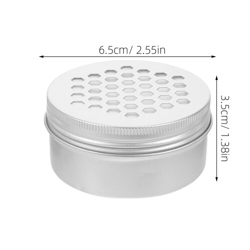 12 Pezzi Contenitori Rotondi 80G In Alluminio Con Coperchio A Vite 1