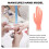 Pink Silicone Manicure Practice Hand Model for Nail Art Training 5
