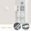 1Set Witte Kinder Veiligheid Stopcontact Plug Covers Duurzaam Plastic 9