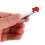 Rood Legering Tie Bar Hartvorm Voor Mannen Formele Kleding 7