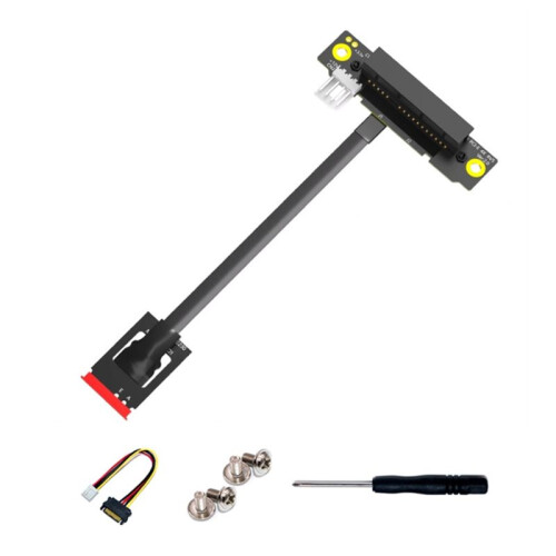 15YA PCI-E 4X to M.2 A+E Key Adapter Cable Extender Risers for  Card Interface Extension Cable 20cm