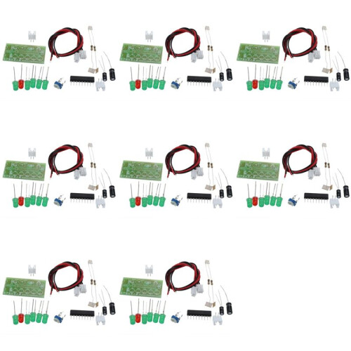 8X KA2284 Audio Level Meter Level Indicating Suit LED Indicator DIY Kit for
