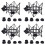 4X Microphone Shock Mount Support RéGlable Support de Microphone D'Enregistrement Support en MéTal Support de Microphone Pod (Noir) 1