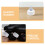 2Stk Weiße Einstellbare Roller Skate Bremsstopfen 6