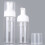 4Pcs Transparent Dispenser Pump Bottles Refillable Travel Containers 9