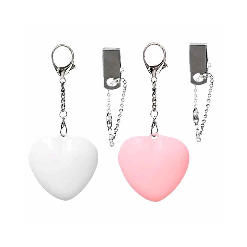 2Set Heart Shaped Purse Handbag Love Wallet Tote Bag Touch Sensing Lamp For Keychain,For Women Gift Light 6031817393355