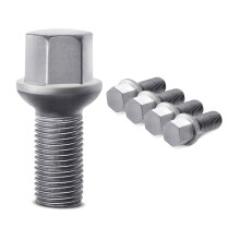Wheel Lug Bolts Set for Mercedes Benz C300 E350 GLA250 Front and Rear Correct Thread Fit 5pcs