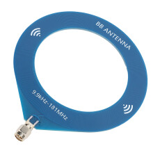 Donut-SW-Antenne Mini-Loop SMA 9,9 kHz–181 MHz Schwarz