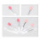 6 draagbare multifunctionele siliconen make-upborstels 6