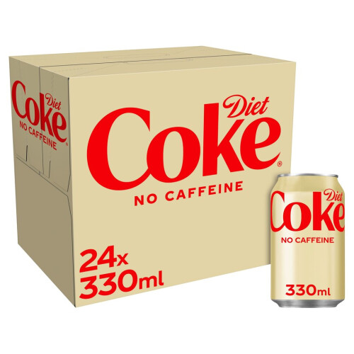 Coca Cola Coca-Cola Diet Coke No 330ml Cans (Pack of 24)