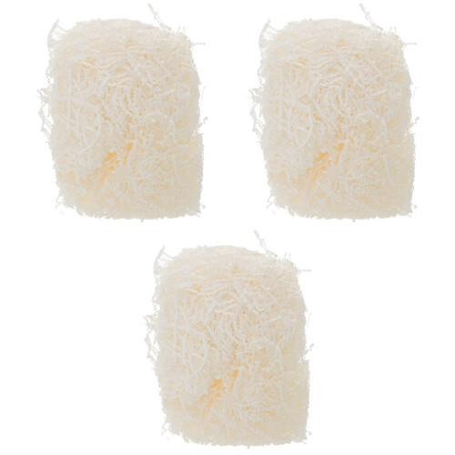 3St Witte Krullende Papiervulling Voor Geschenkdozen En Feestdecoratie 2