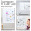 2St Herbruikbare Whiteboard Muurstickers Wit Voor Kindertekeningen 7