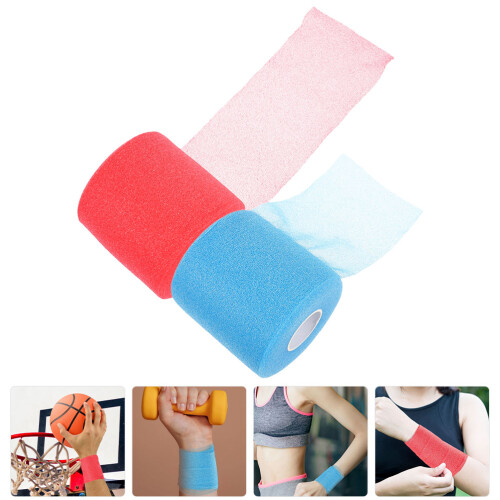 Elastisches Sportband Für Den Heimgebrauch, Sortierte Farben, 2 Rollen 1