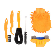 Fahrradreinigungs-Set aus Nylon, Ketten- und Ritzelreinigungsbürsten, Eckenbürsten-Set für die Wartung von Mountain- und Straßenrädern