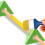 Mini Removable 6-Set PVC Cone Painting Stands 6