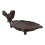 Metall Vogelfutterstation Garten Braun Robustes Design 6