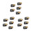 15pcs KY-008 650nm Laser Sensor Module 6mm 5V Red Laser Dot Diode Copper Header for 1