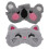 2Pcs Cute Plush Cartoon Eye Covers Adjustable Comfortable Blindfolds 6